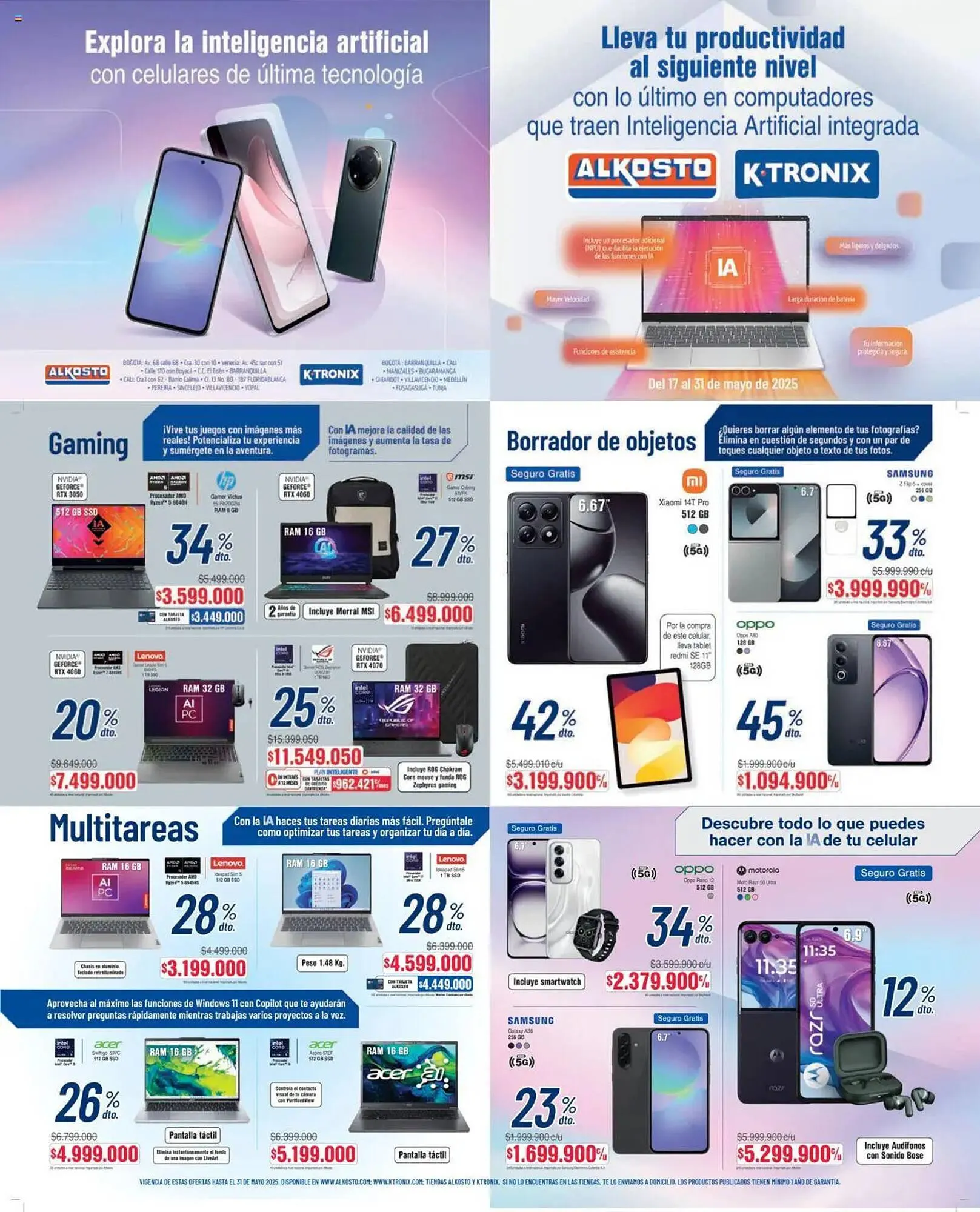Catalogo de Catálogo Alkosto 17 de mayo al 3 de junio 2025 - Pag 1