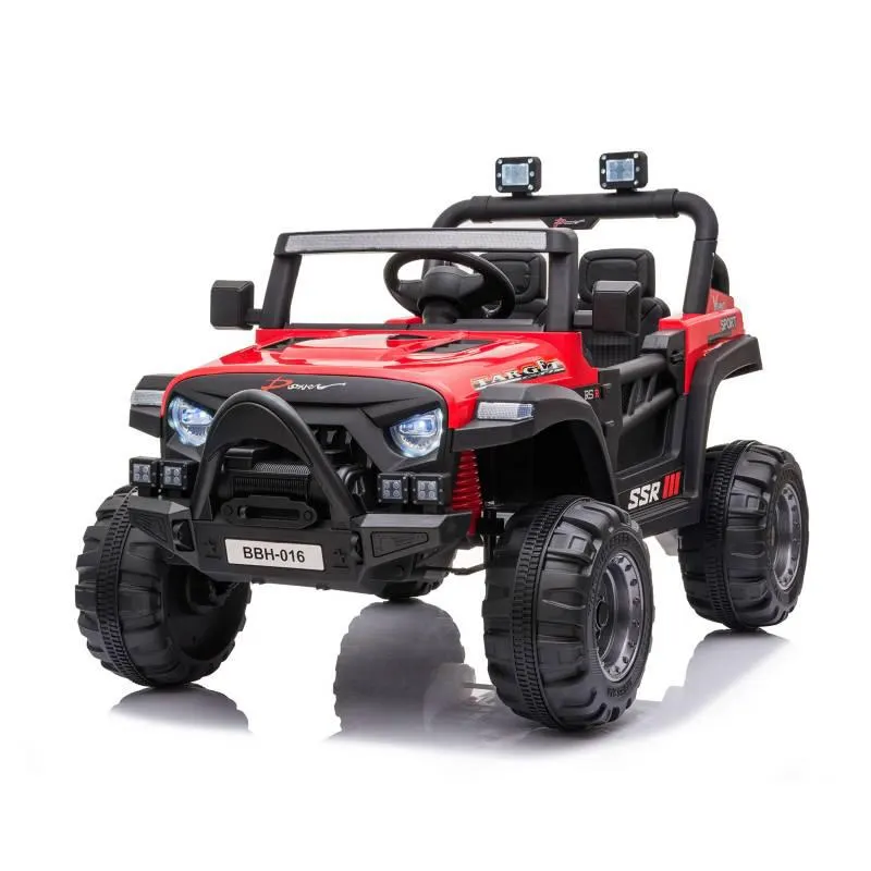 Carro Montable para Niños Scoop Camioneta Predator Tipo Jeep 12V