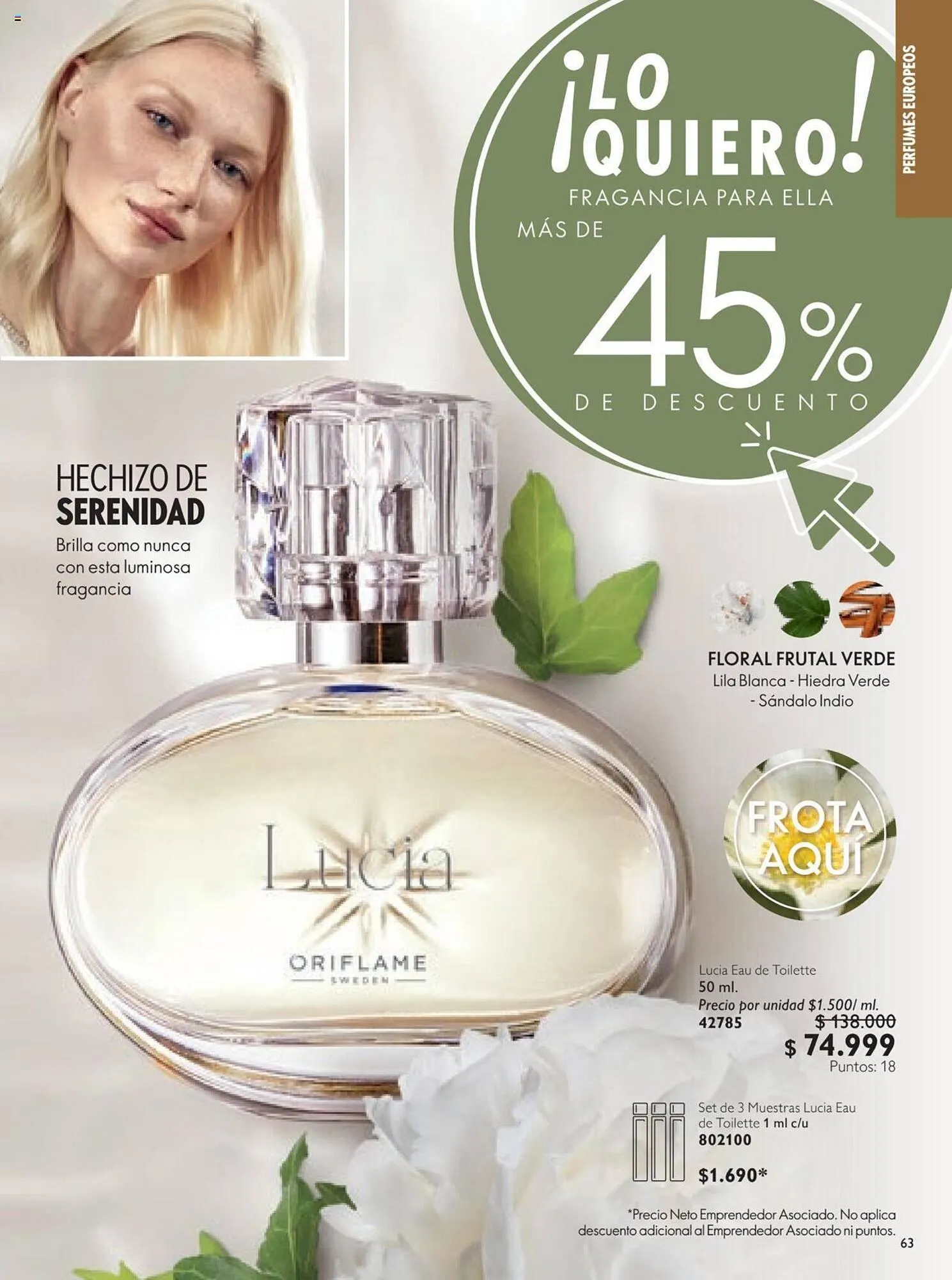 Catalogo de Catálogo Oriflame 28 de septiembre al 18 de octubre 2024 - Pag 63