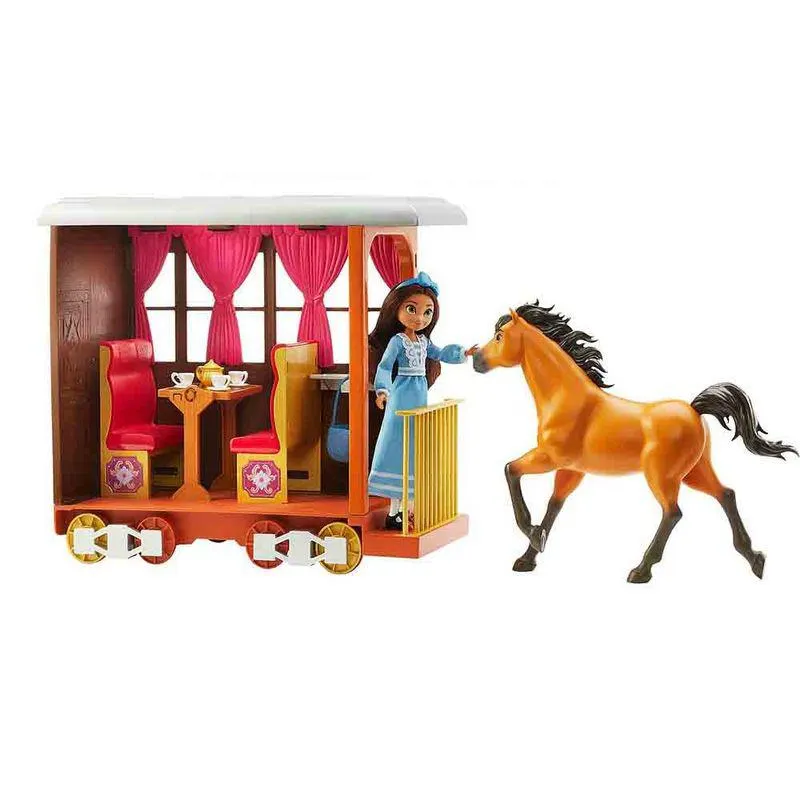 Set Muñeca Lucky Tren Casa- Spirit Mattel GXF55