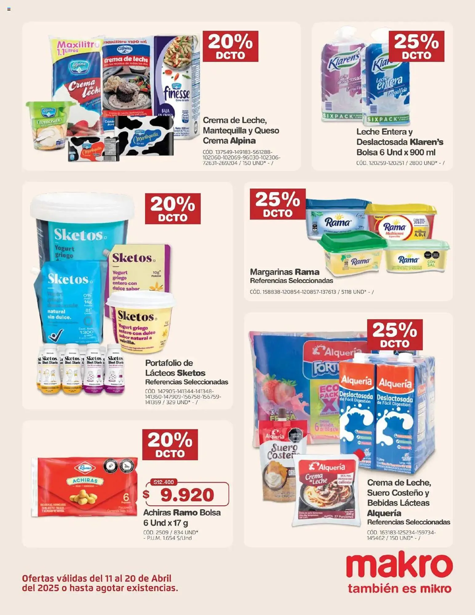 Catalogo de Catálogo Makro 11 de abril al 20 de abril 2025 - Pag 9