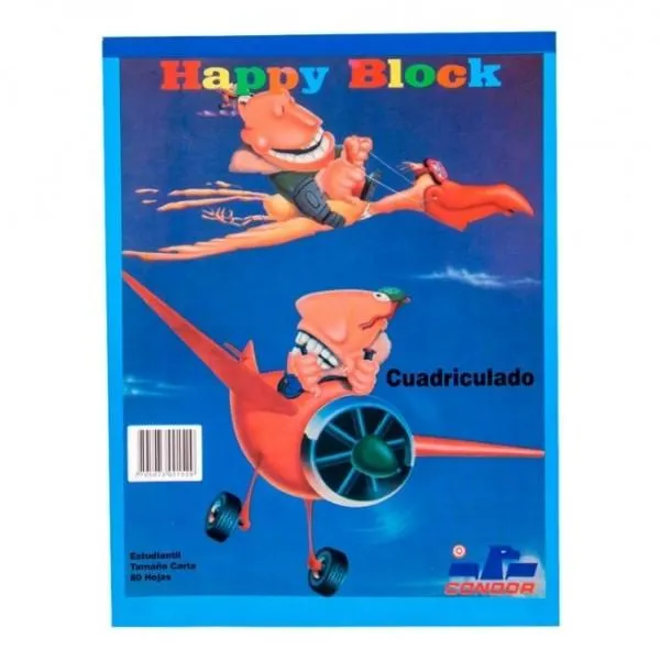 Block Cóndor CuadriculadoTamaño Carta x80 hjs