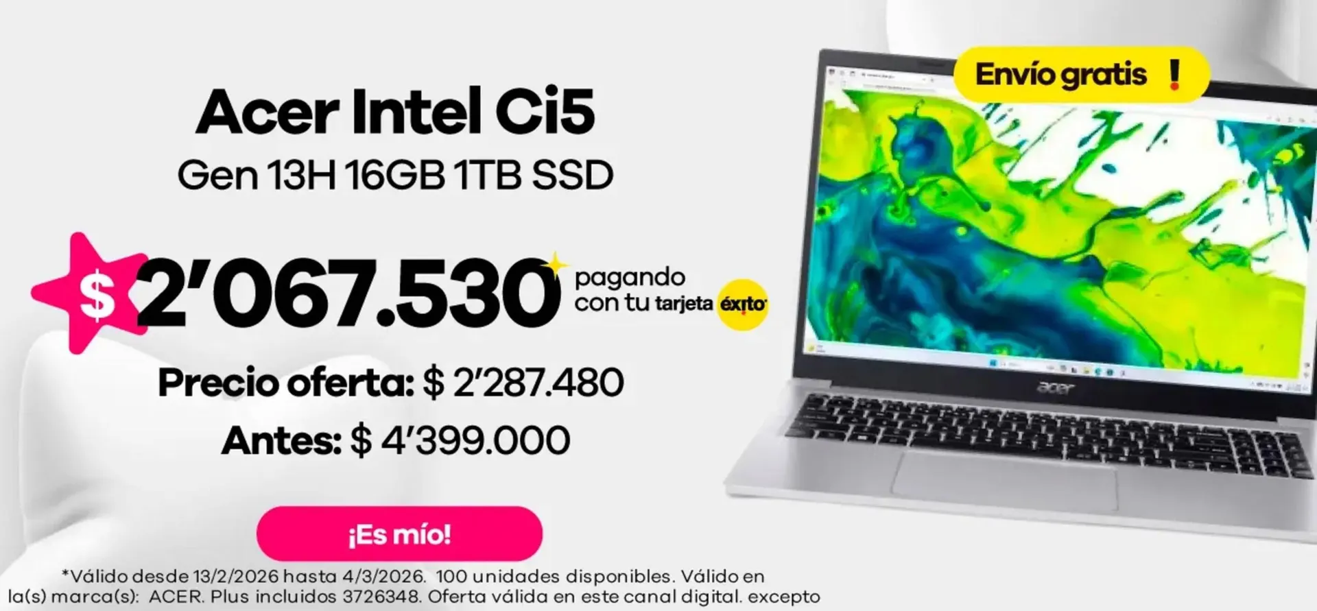 Catalogo de Catálogo Éxito 20 de febrero al 26 de febrero 2026 - Pag 8