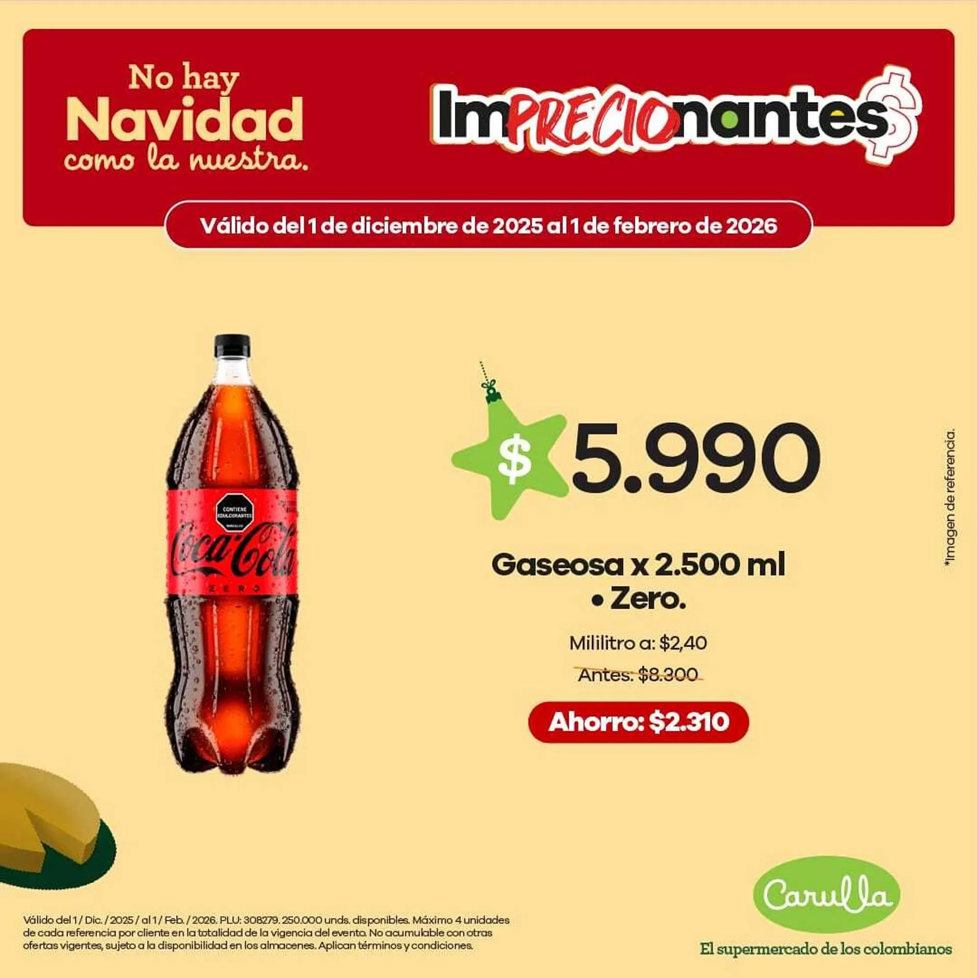 Catalogo de Catálogo Carulla 9 de diciembre al 1 de febrero 2026 - Pag 1