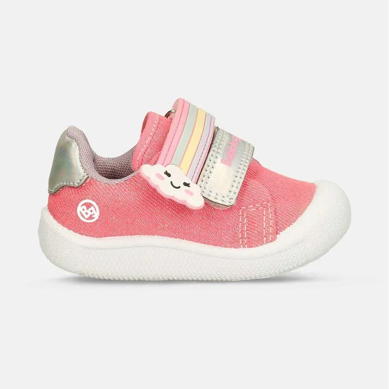 Tenis Casuales Rosado Bubblegummers Sara Niña