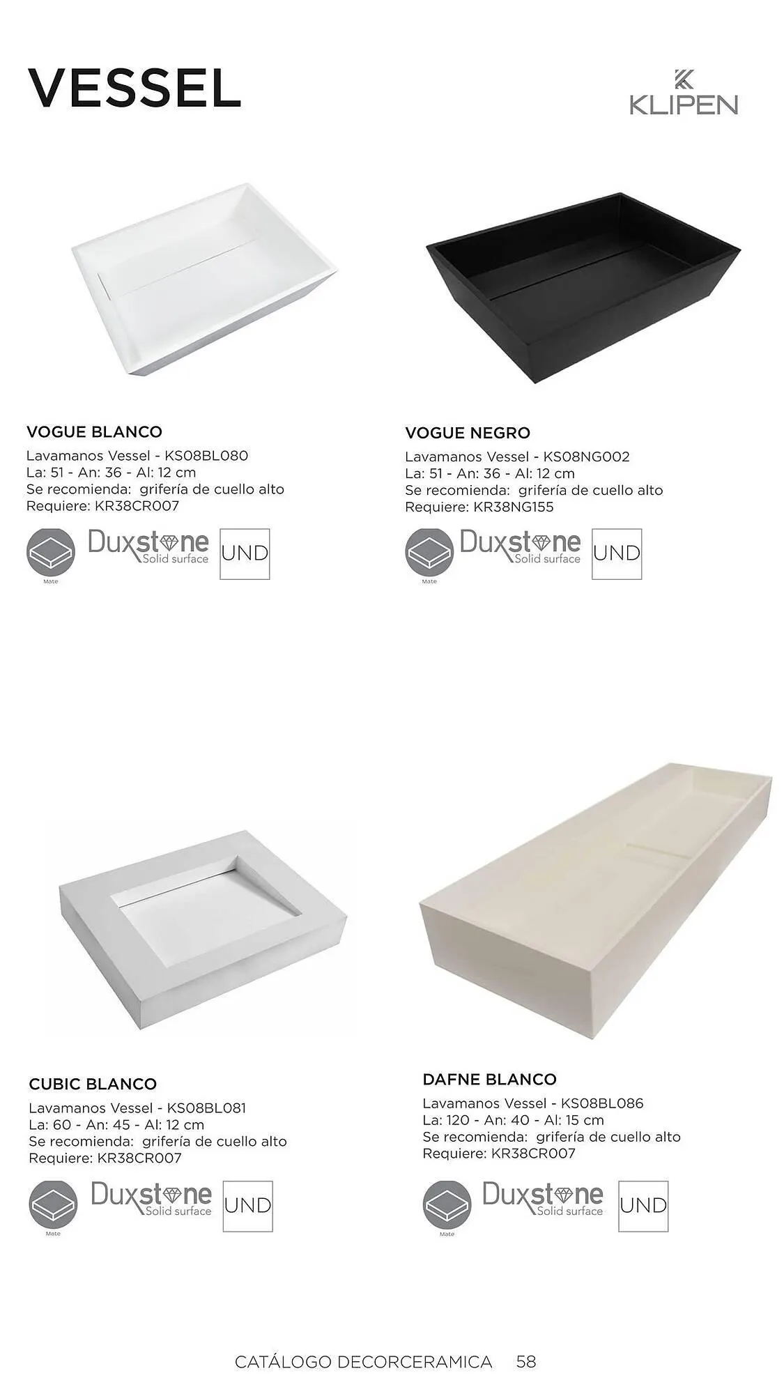 Catalogo de Catálogo Decorceramica 6 de noviembre al 6 de mayo 2025 - Pag 58