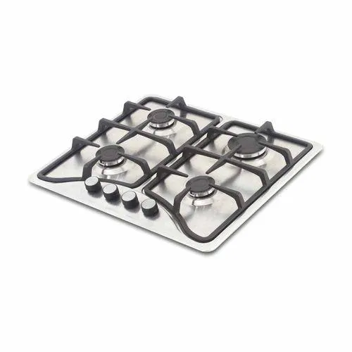 Estufa de empotrar en acero inoxidable Challenger de cuatro puestos de 58.5cm gas natural - SD 6140 EI