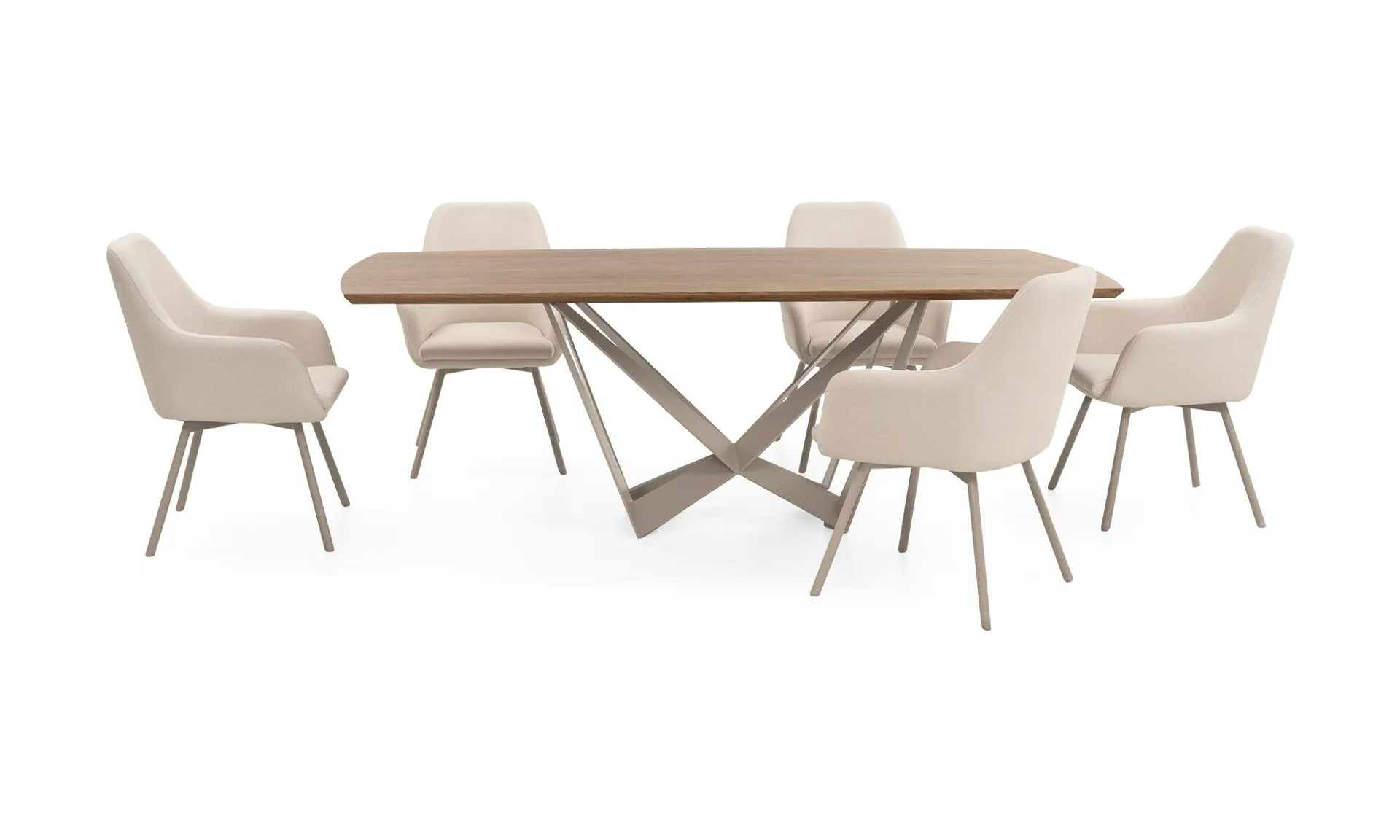 Mesa Comedor Versalles + 6 Sillas Turín