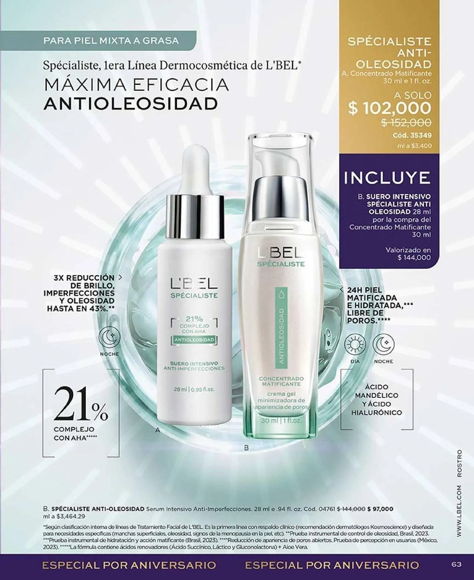 Catalogo de Catálogo L'bel 25 de marzo al 30 de abril 2025 - Pag 63