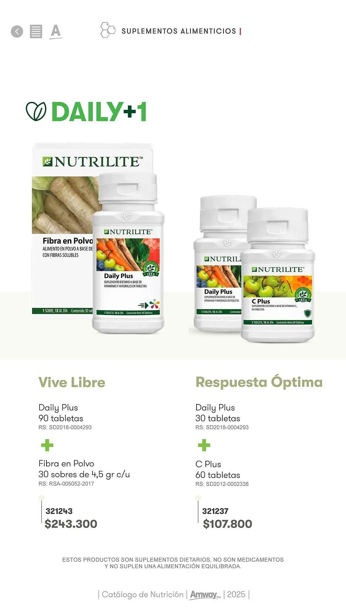 Catalogo de Catálogo Amway 8 de abril al 30 de abril 2025 - Pag 7