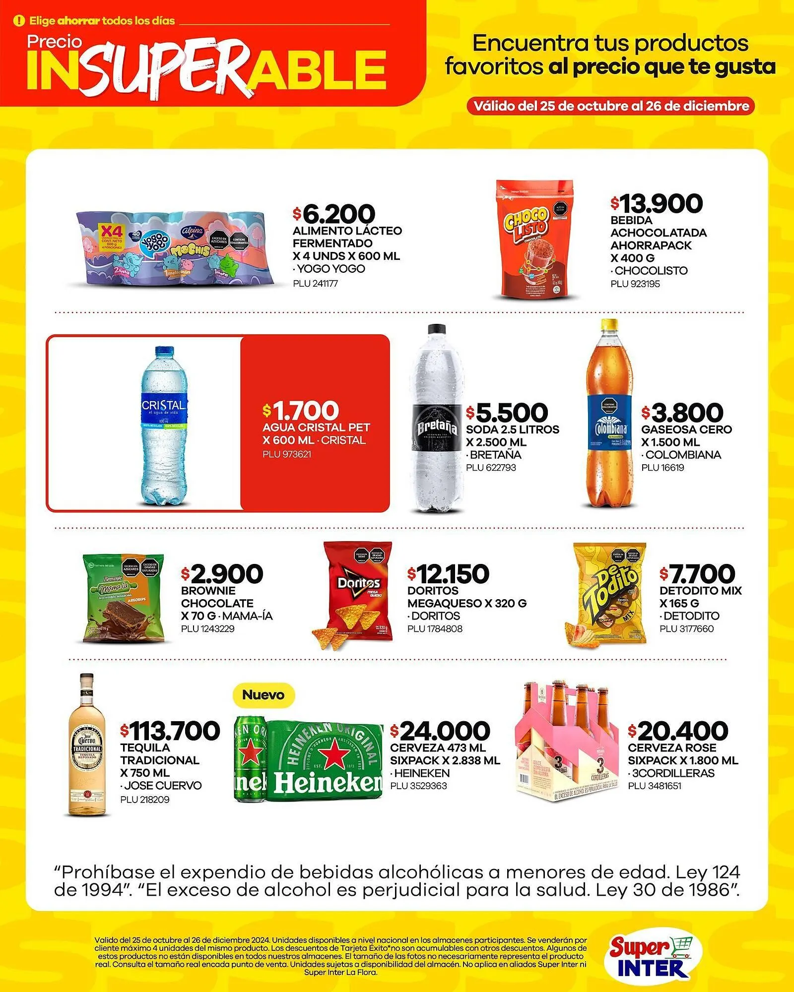 Catalogo de Catálogo Super Inter 26 de octubre al 26 de diciembre 2024 - Pag 3