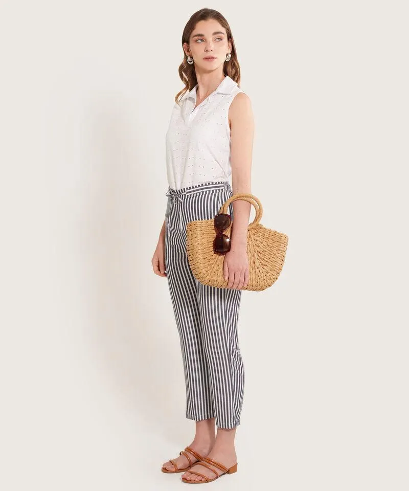 Pantalón Fluido Preteñido Fit Missy