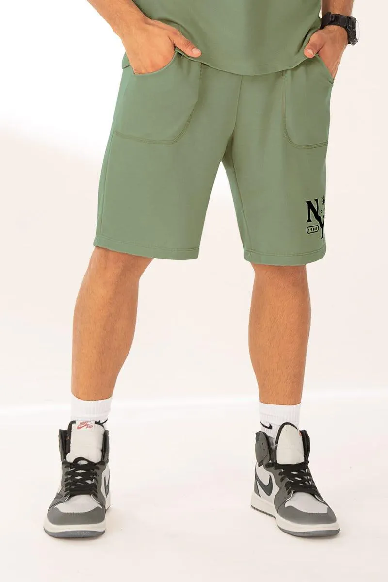 BERMUDA TIRO MEDIO Verde