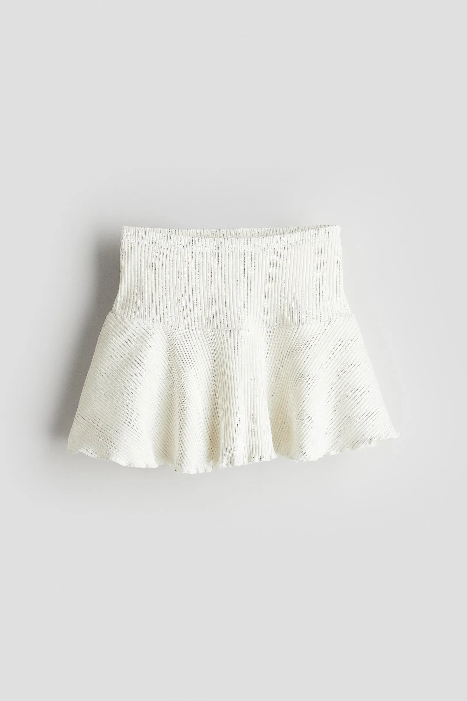 Falda en punto con brillo