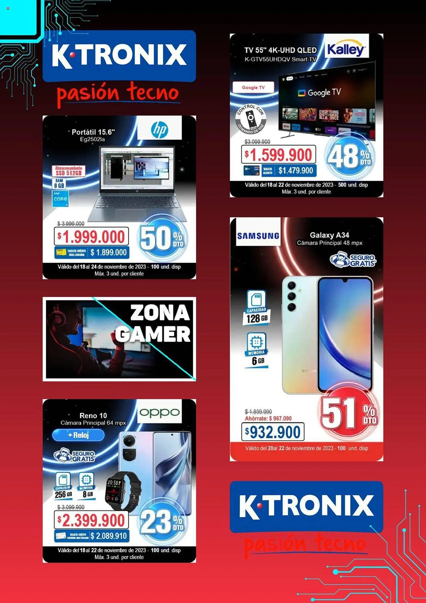 Catalogo de Catálogo Ktronix 18 de noviembre al 27 de noviembre 2023 - Pag 4