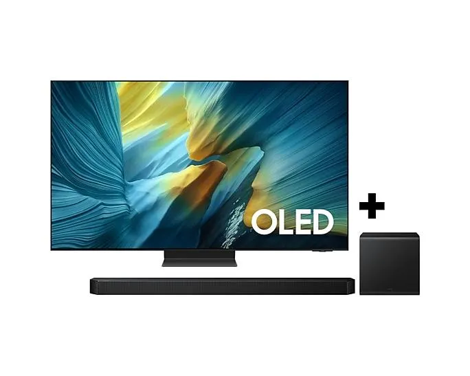 Televisor Smart 65" OLED 4K S95F (2025) + Barra de Sonido HW-Q800F/ZL