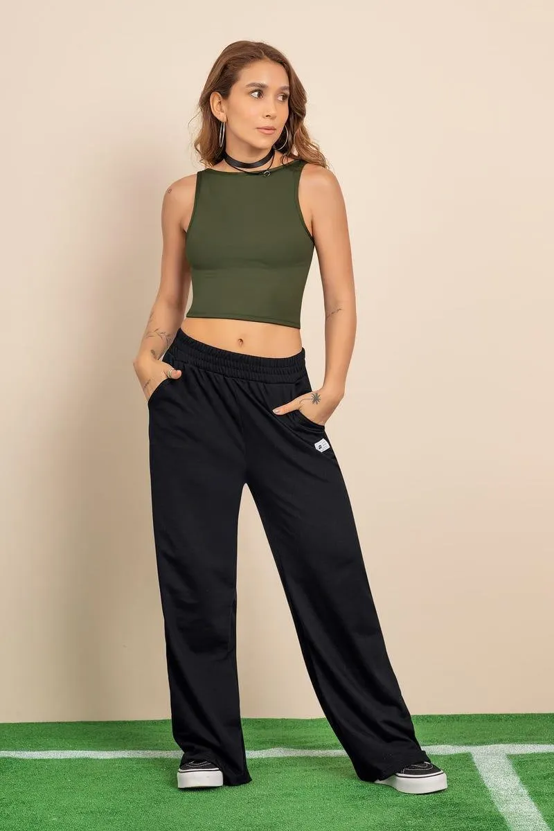 PANTALON BOTA AMPLIA Negro