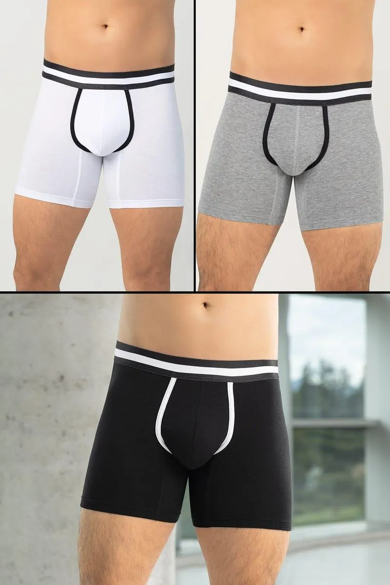 BOXER X 3 AJUSTADO Multicolor