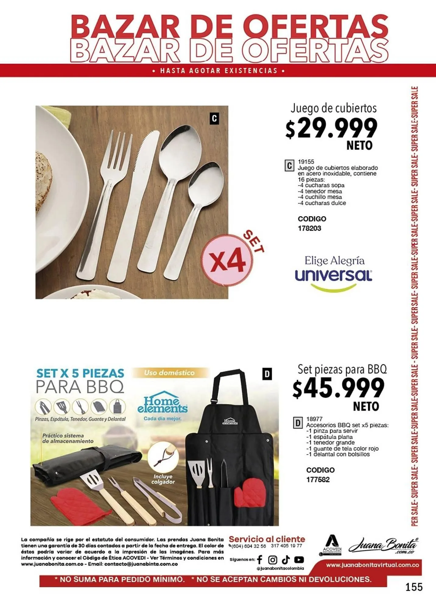 Catalogo de Catálogo Juana Bonita 29 de octubre al 4 de noviembre 2025 - Pag 155