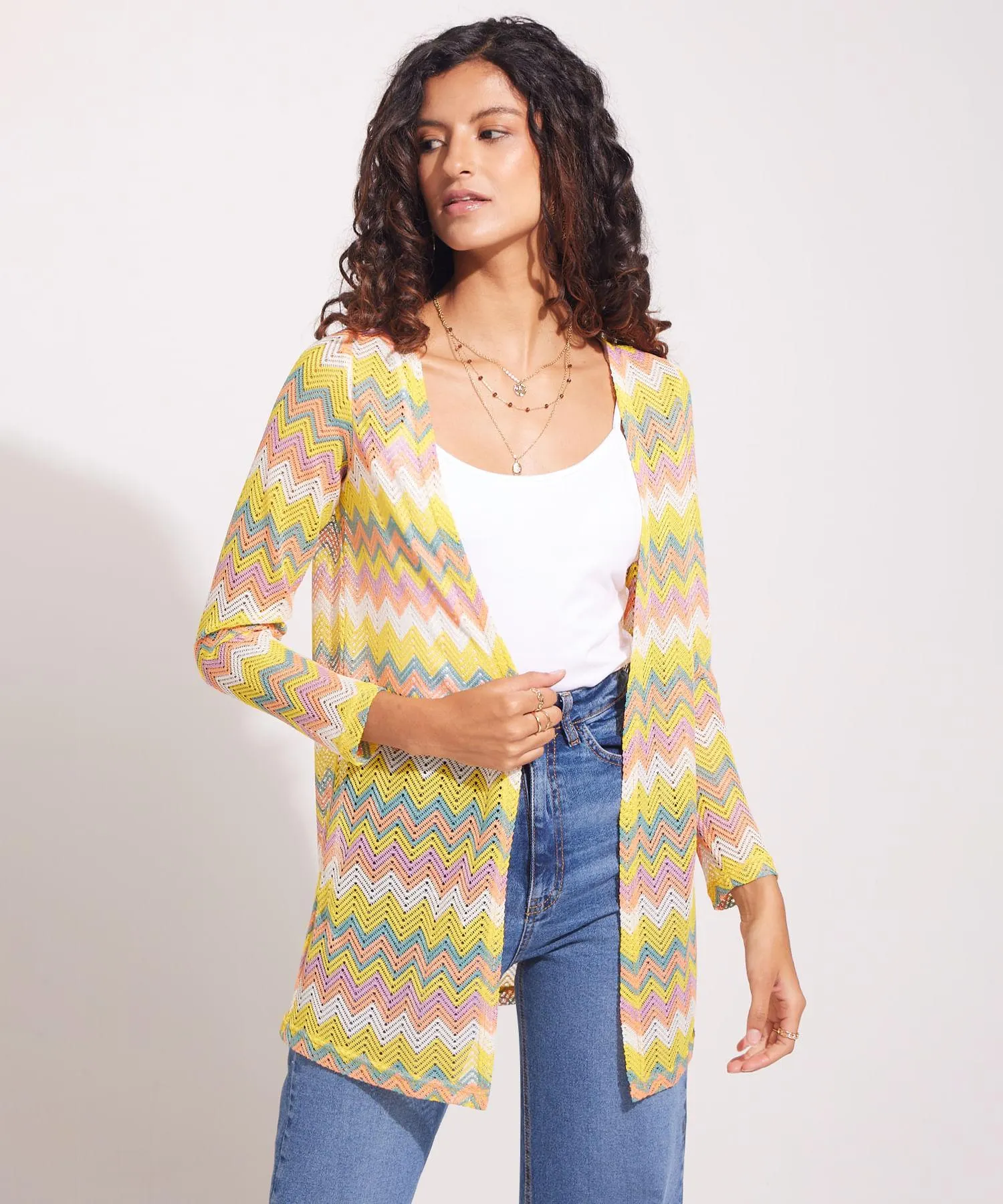 Saco Abierto Manga Larga Preteñido