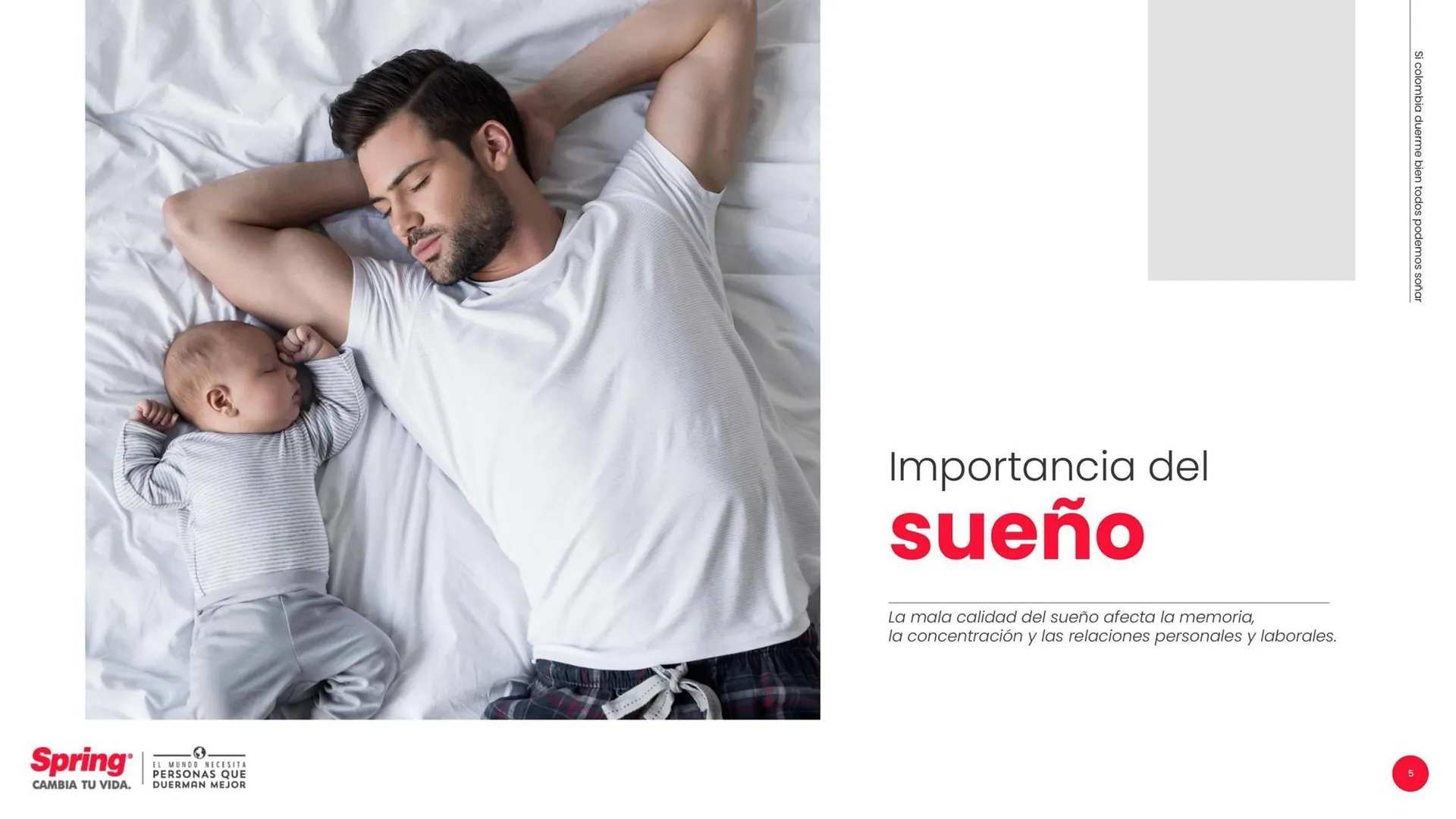 Catalogo de Catálogo Colchones Spring 3 de septiembre al 30 de septiembre 2025 - Pag 5