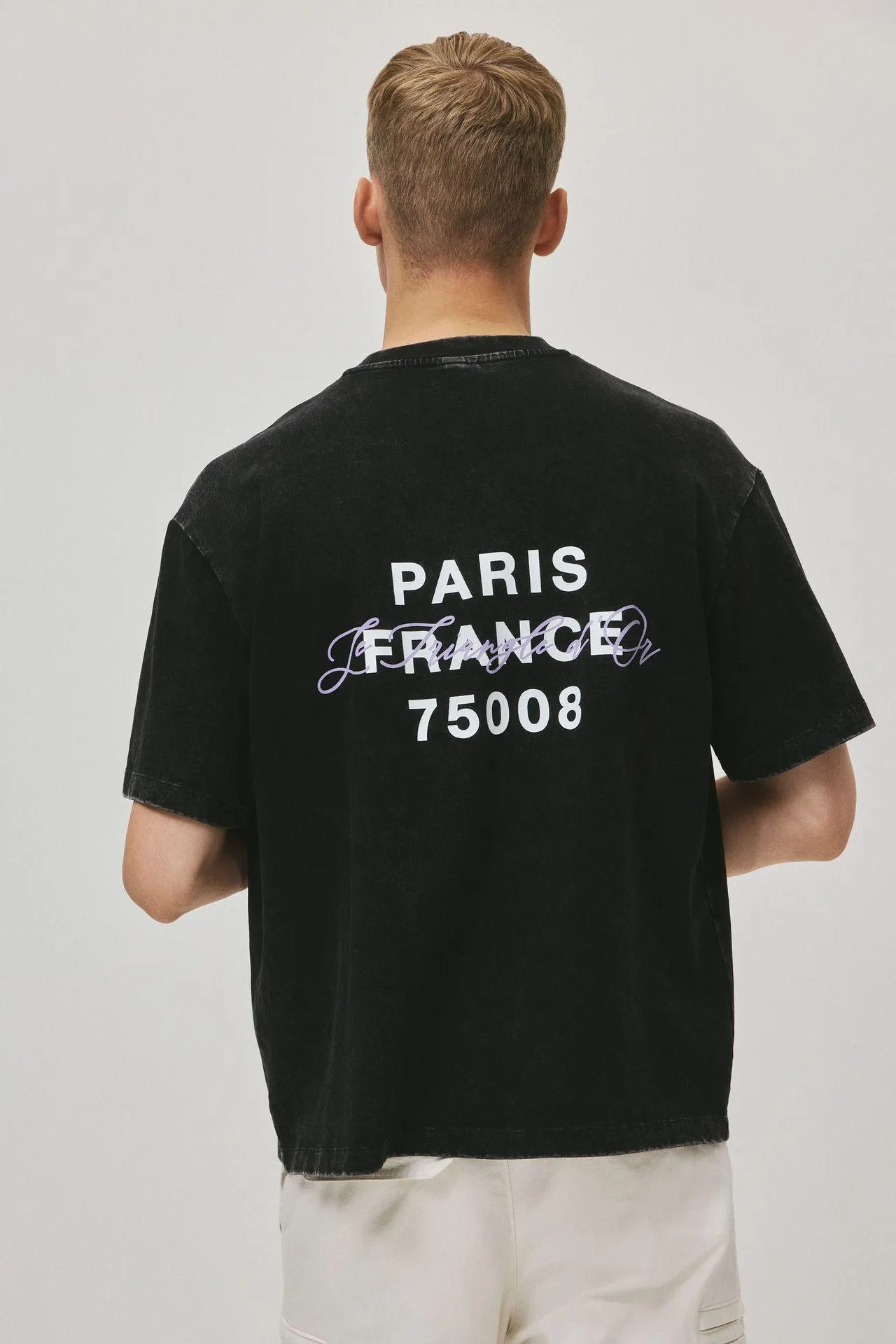 Camiseta lavada Boxy Fit