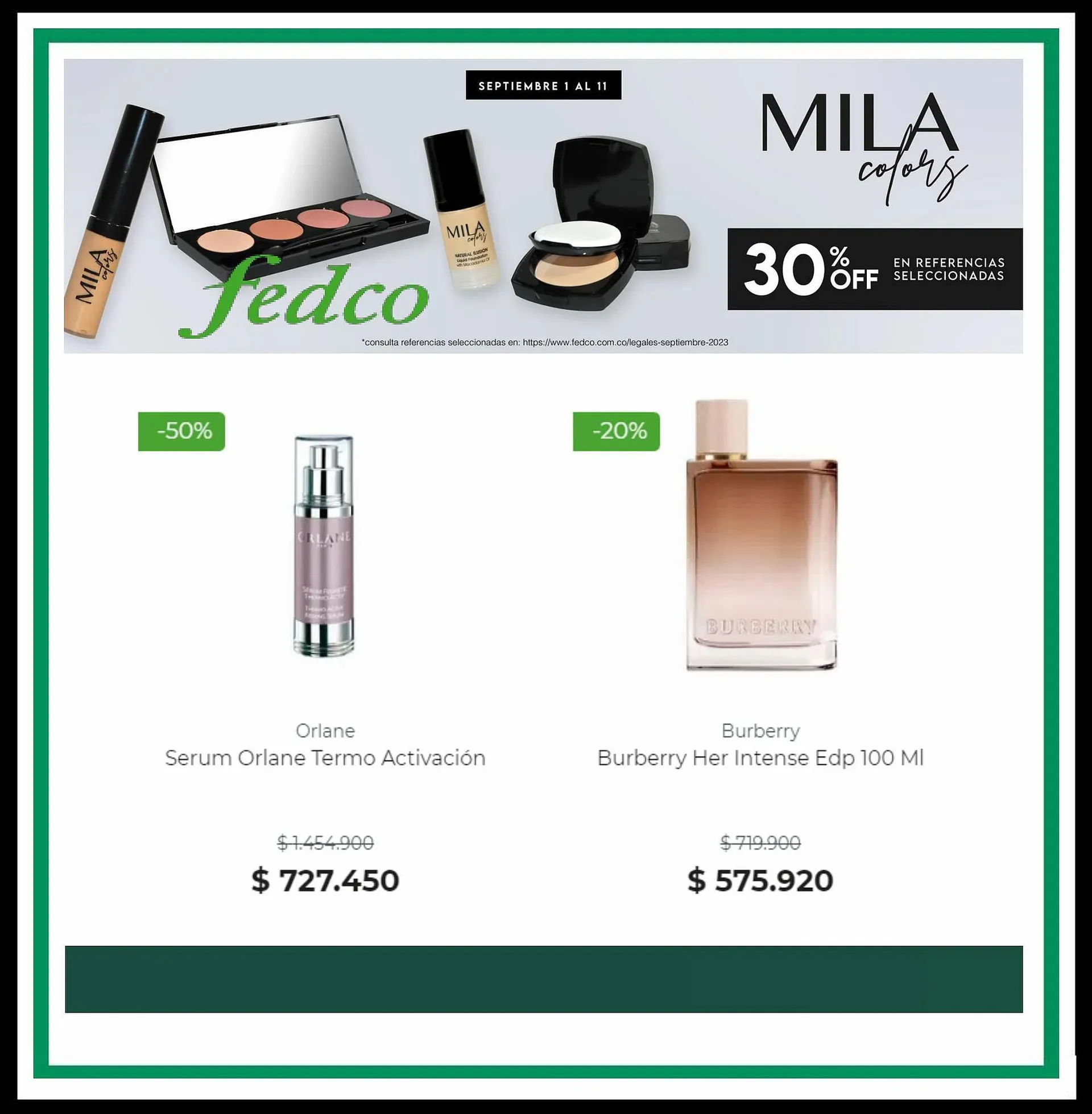 Catalogo de Catálogo Fedco 1 de septiembre al 11 de septiembre 2023 - Pag 2