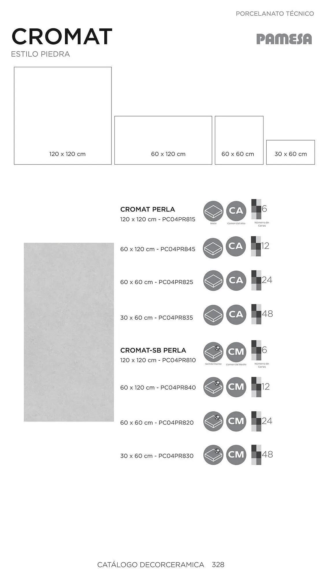 Catalogo de Catálogo Decorceramica 6 de noviembre al 6 de mayo 2025 - Pag 328