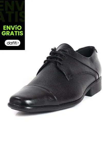 Zapato Hombre Cuero Negro Ocai Tomás 001