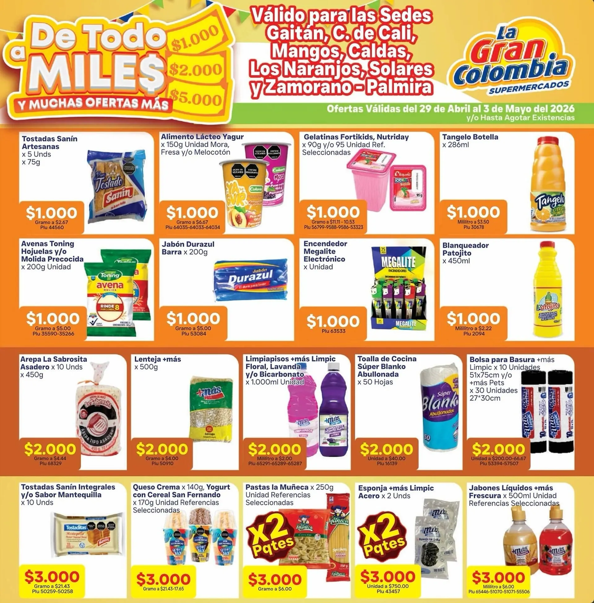 Catalogo de Catálogo La Gran Colombia 29 de abril al 3 de mayo 2026 - Pag 1