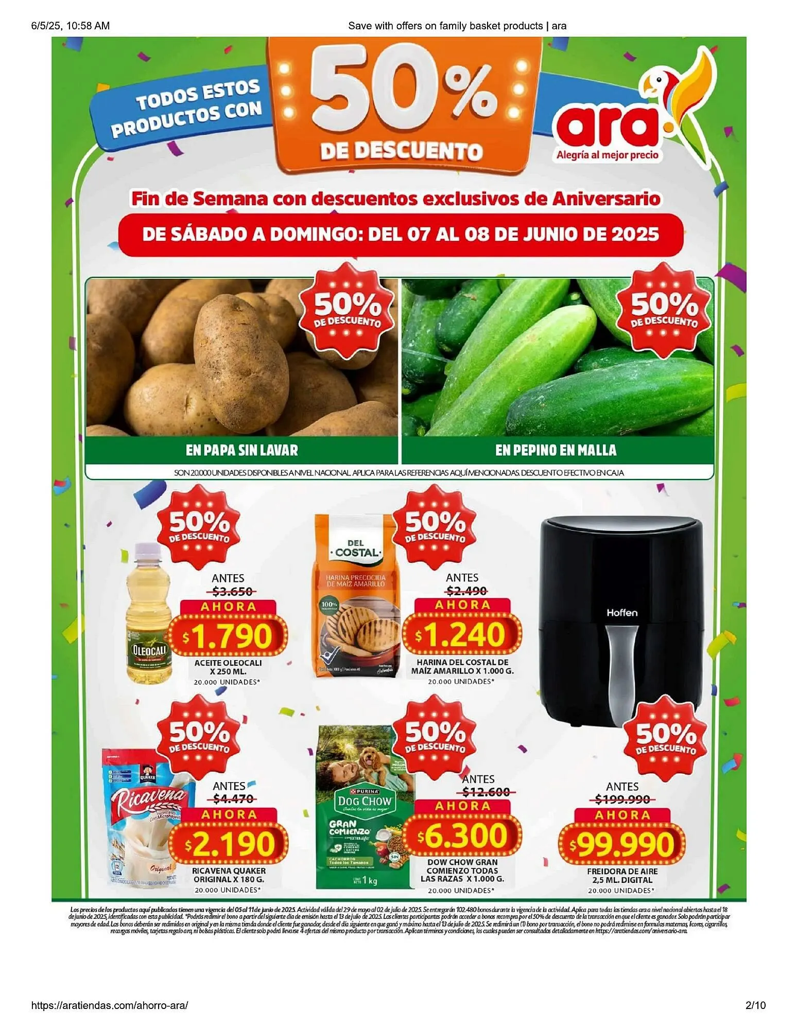 Catalogo de Catálogo Ara 5 de junio al 11 de junio 2025 - Pag 2