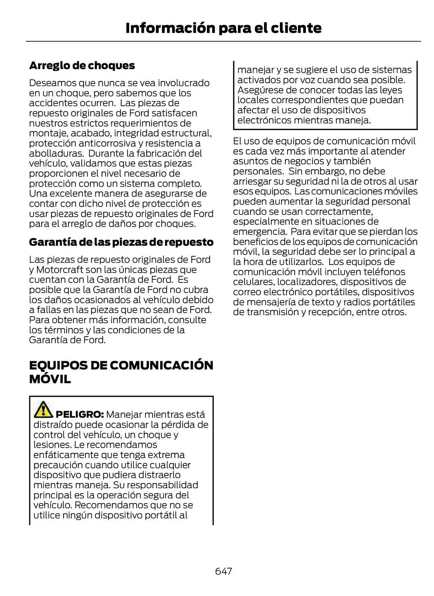 Catalogo de Catálogo Ford 29 de octubre al 29 de octubre 2025 - Pag 649