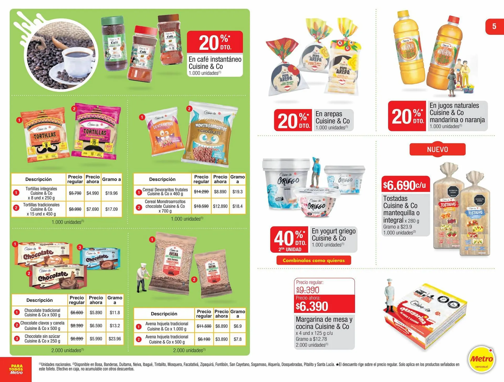 Catalogo de Catálogo Metro 24 de agosto al 10 de septiembre 2023 - Pag 5