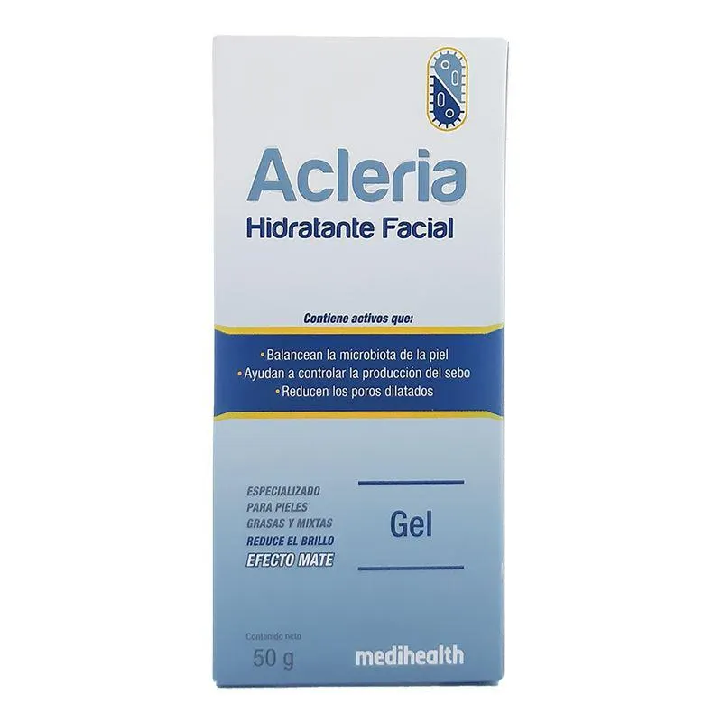 Acleria Hidratante Facial Tubo X 50 Gr