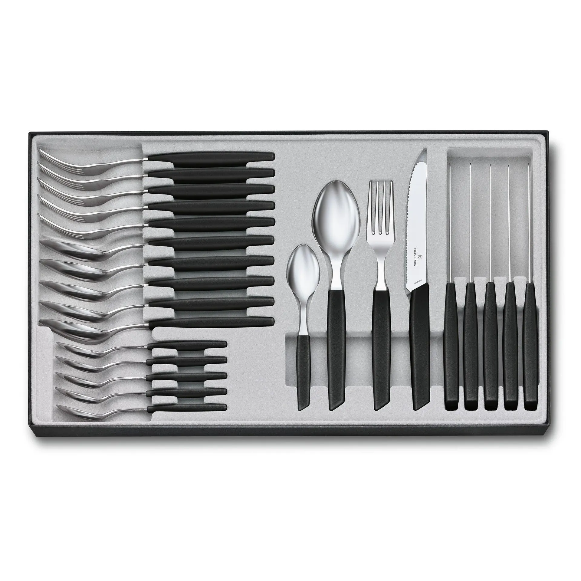 SET DE CUBIERTOS VICTORINOX SWISS MODERN 24 PIEZAS, 6.9093.11W.24