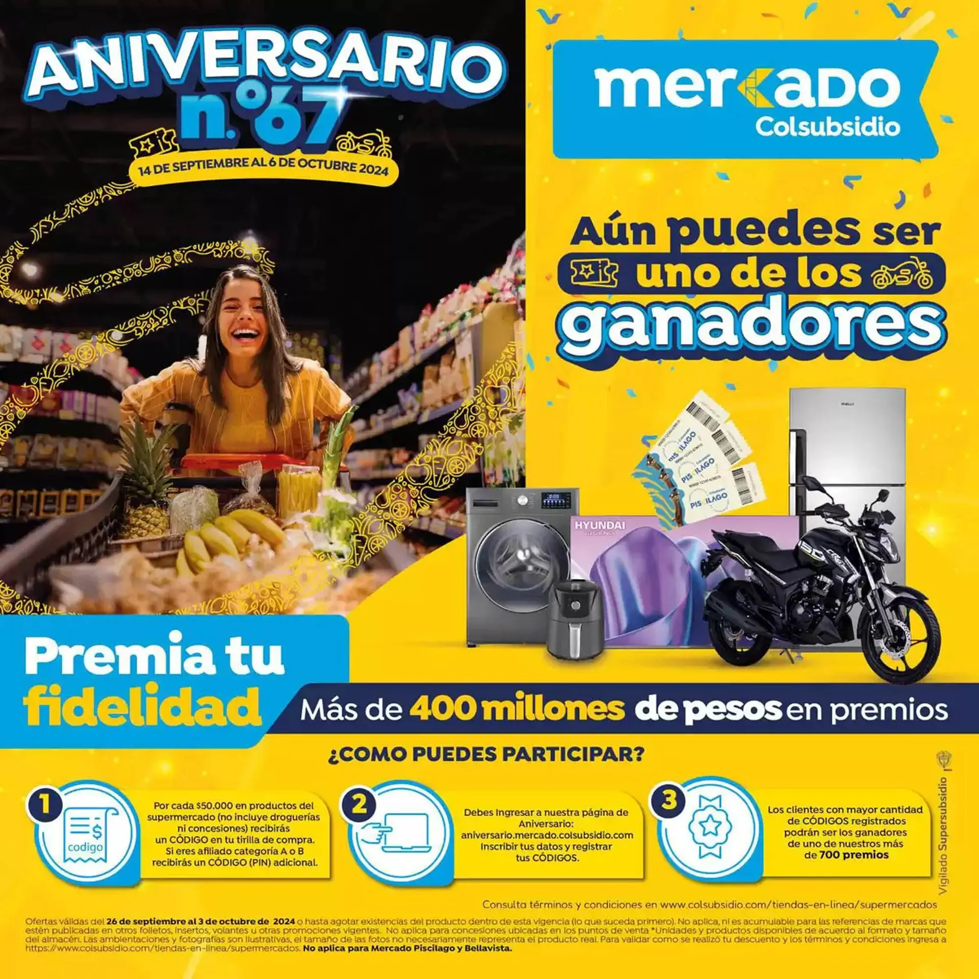 Catalogo de Catálogo Colsubsidio 26 de septiembre al 3 de octubre 2024 - Pag 1