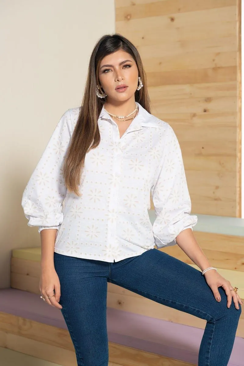 CAMISA MANGA LARGA Multicolor