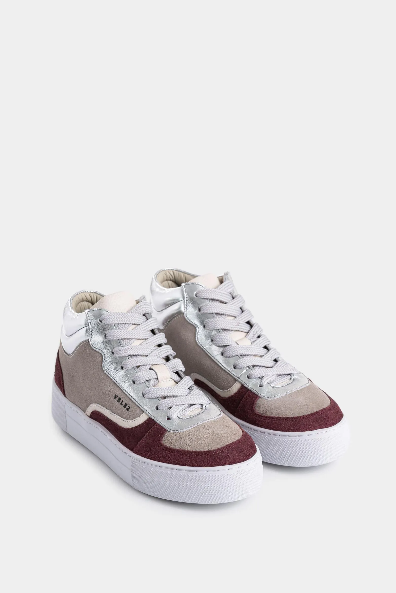 Tenis tipo bota Magena de cuero para mujer acabado vintage