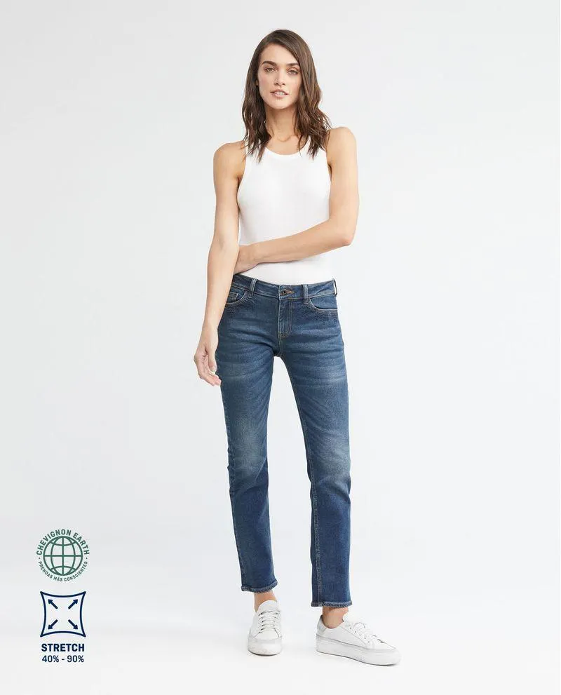 Jean de Mujer Low Rise, Rusty, Boot Cut - Azul Medio