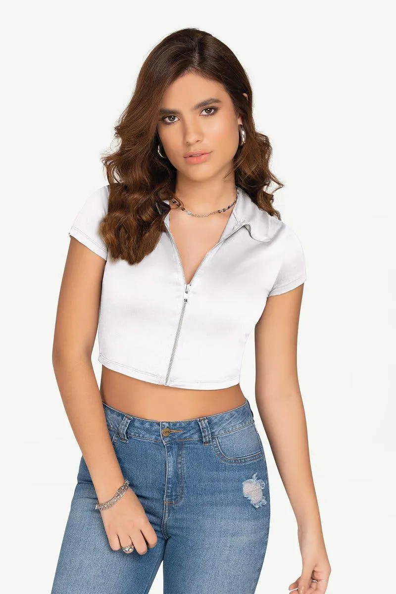 POLO MANGA CORTA Blanco