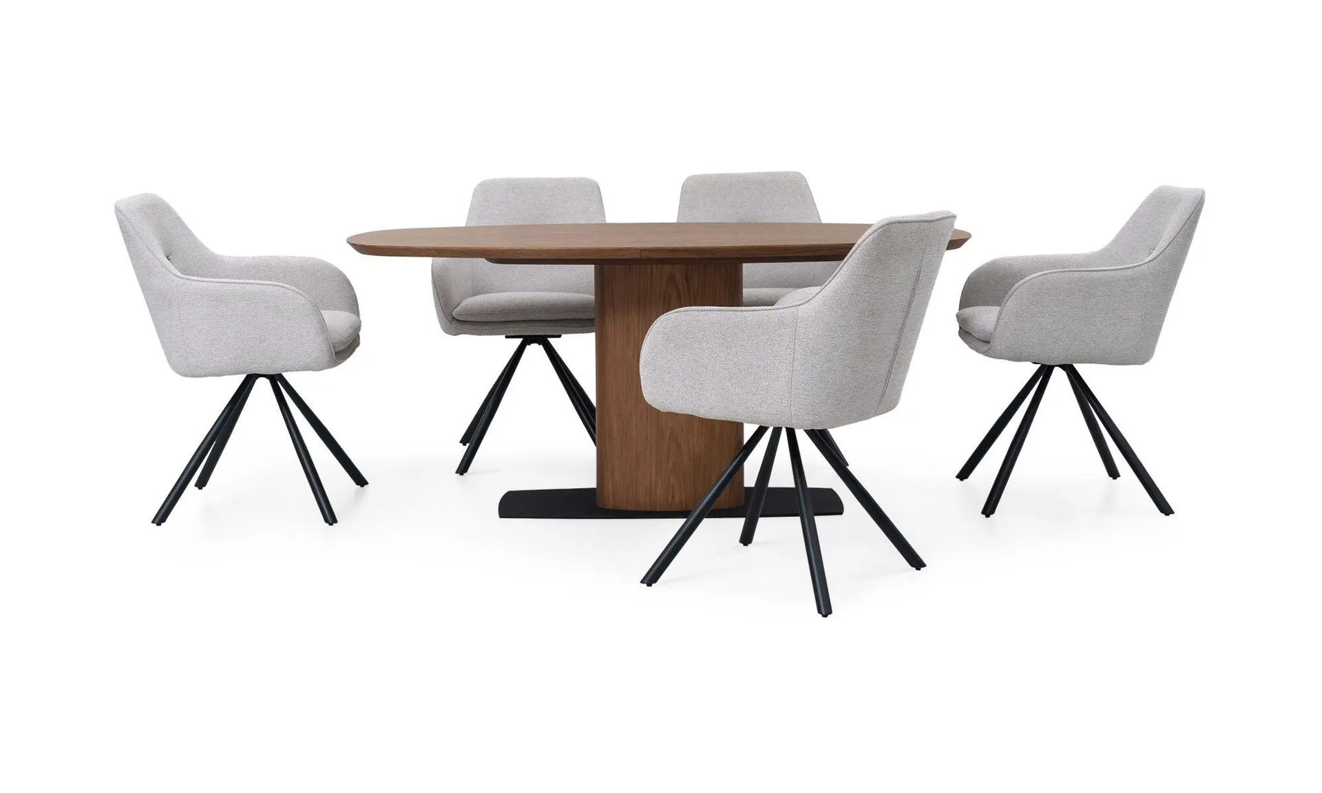 Mesa Comedor Niza + 6 Sillas Torii Imp