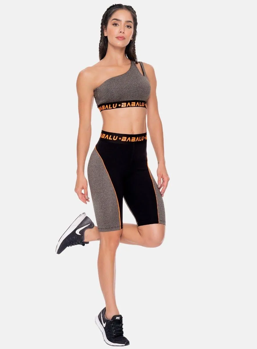 BIKER DEPORTIVO MUJER TELA SUPPLEX CON ELASTICO ESTAMPADO TALLA ÚNICA