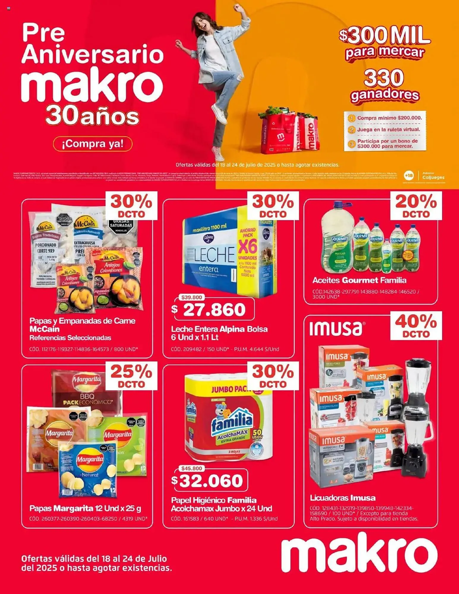 Catalogo de Catálogo Makro 21 de julio al 24 de julio 2025 - Pag 1