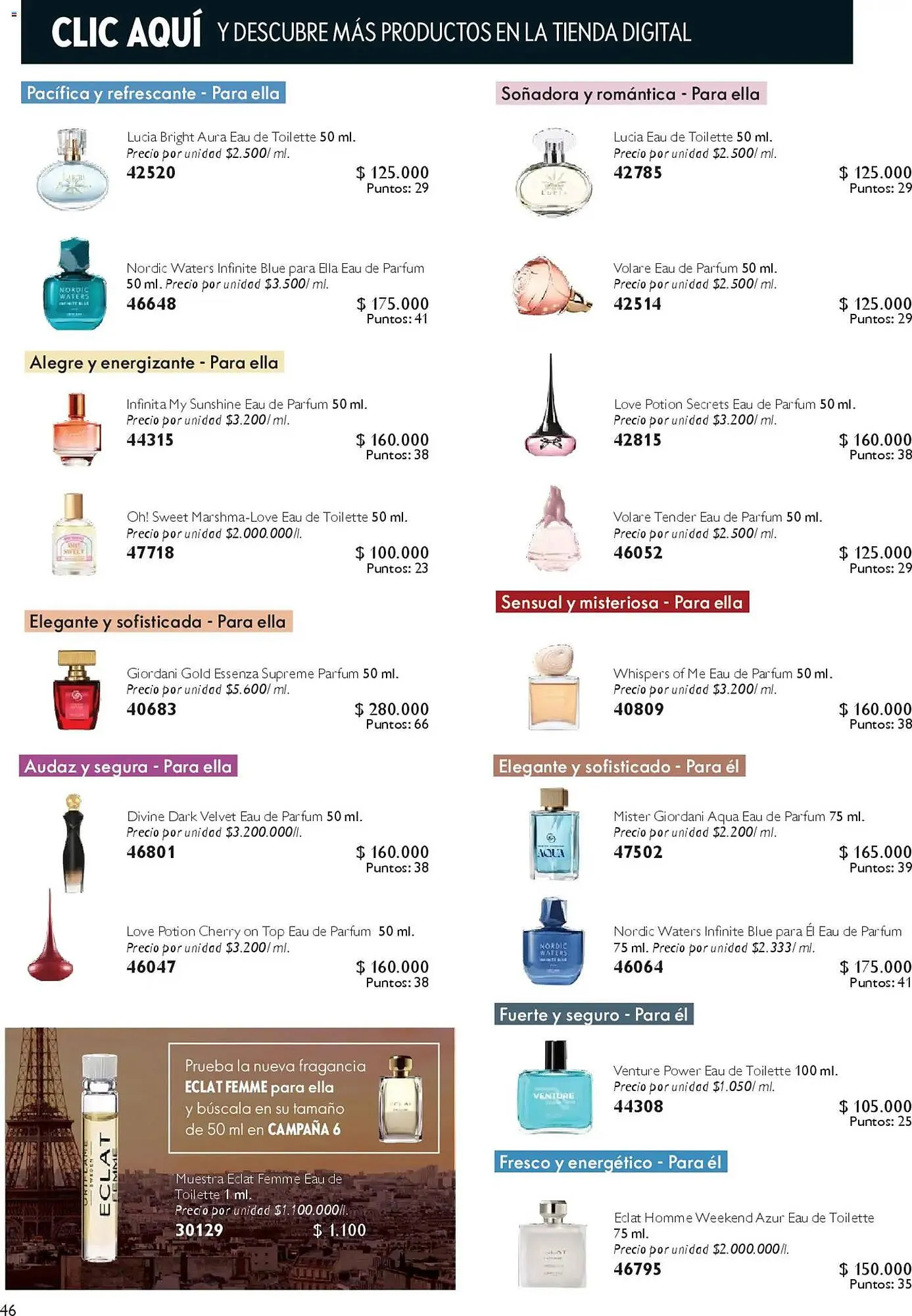 Catalogo de Catálogo Oriflame 28 de marzo al 18 de abril 2026 - Pag 46