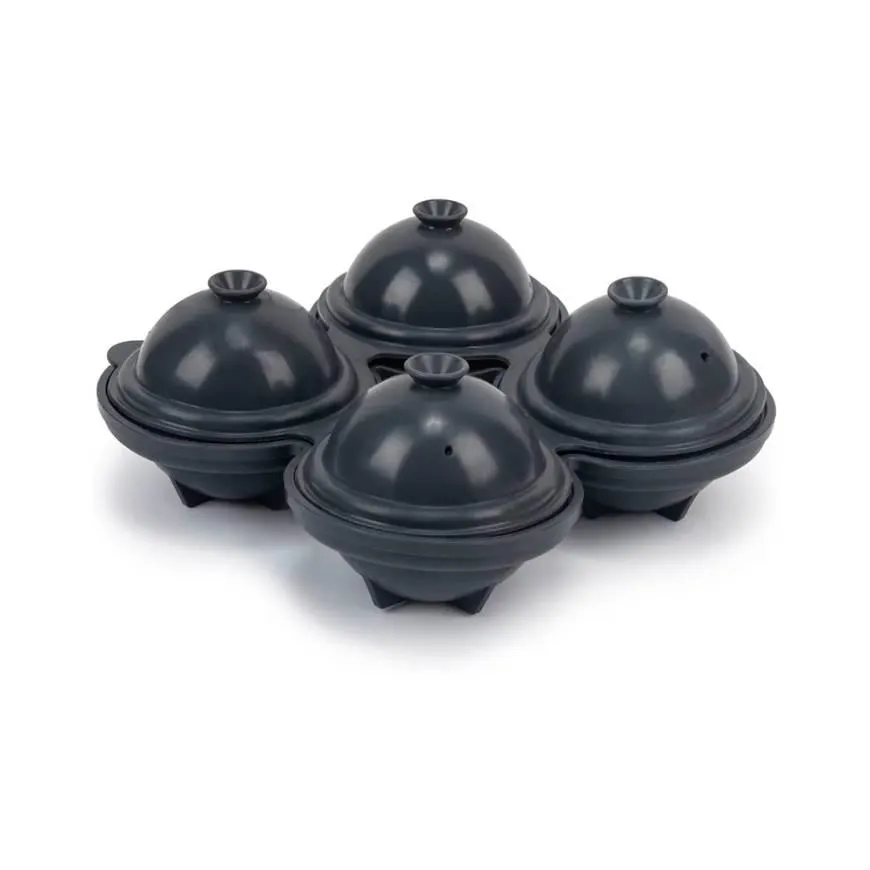 Molde Para Hielo Esfera En Relieve X4