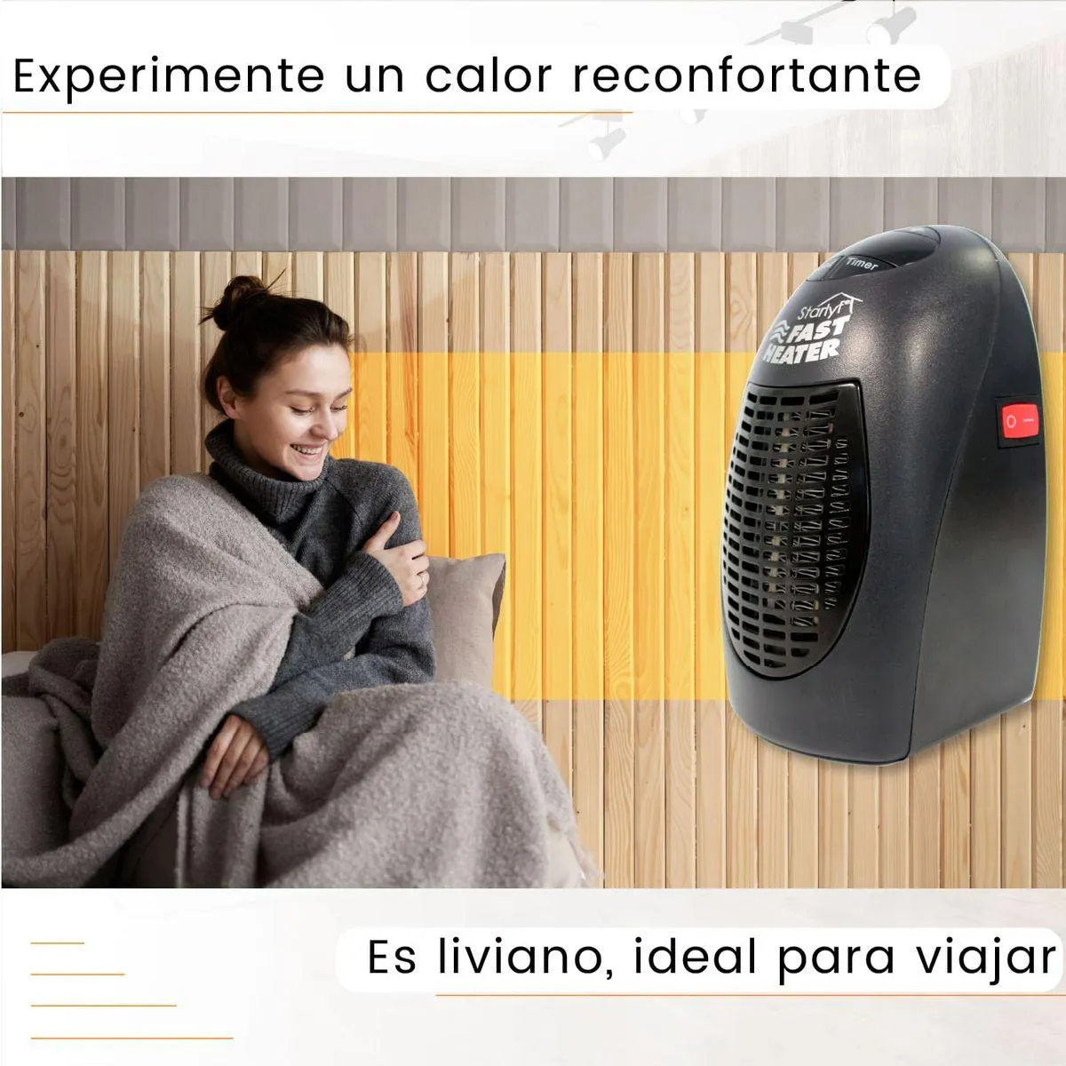 Calentador personal eléctrico portátil - Starlyf Fast Heater