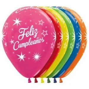 GLOBO CUMPLEAÑOS DESTELLOS METAL FASHION SEMPERTEX