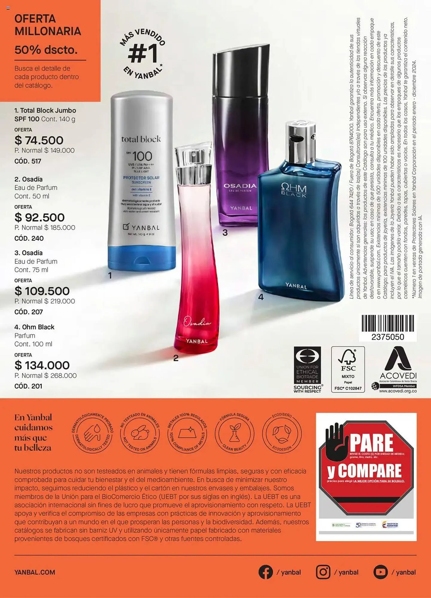 Catalogo de Catálogo Yanbal 24 de mayo al 21 de junio 2025 - Pag 124