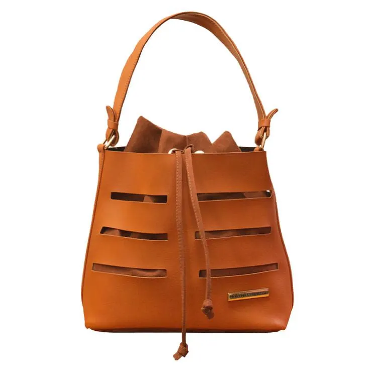 Cartera miel para mujer rich