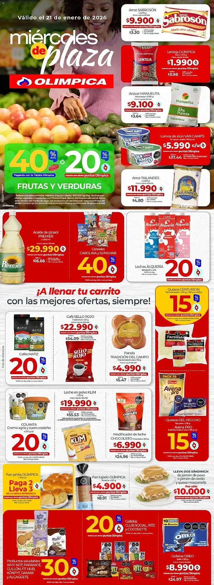 Catalogo de Catálogo Olímpica 21 de enero al 21 de enero 2026 - Pag 1